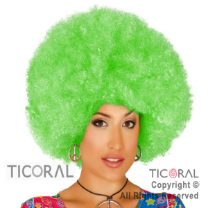 PELUCA AFRO SUPER VERDE HS7530-7 x 1